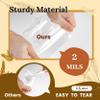 LOKIQNG Cellophane Bags Plastic Gift Bag Clear Cookie Treat Bags with Twist Ties for Party Favor Bag(100PACK, 8x11inch) view 4