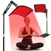 Red Light Therapy Lamp for Body, Infrared Light Therapy Lamps with Stand 660nm Red Light &850nm Near Infrared Light Therapy Lamp Device for Body at Home with Eyes Protection GogglesBrown Black view 1