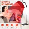 Red Light Therapy Lamp for Body, Infrared Light Therapy Lamps with Stand 660nm Red Light &850nm Near Infrared Light Therapy Lamp Device for Body at Home with Eyes Protection GogglesBrown Black view 4
