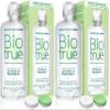 Biotrue Contact Solution, Multi-Purpose Solution with Lens Case, Cleans, Conditions, Hydrates, Disinfects, Removes Protein, Dirt & Debris, Contact Lens Cleaner & Storage, 10 Fl Oz (Pack of 2) view 1