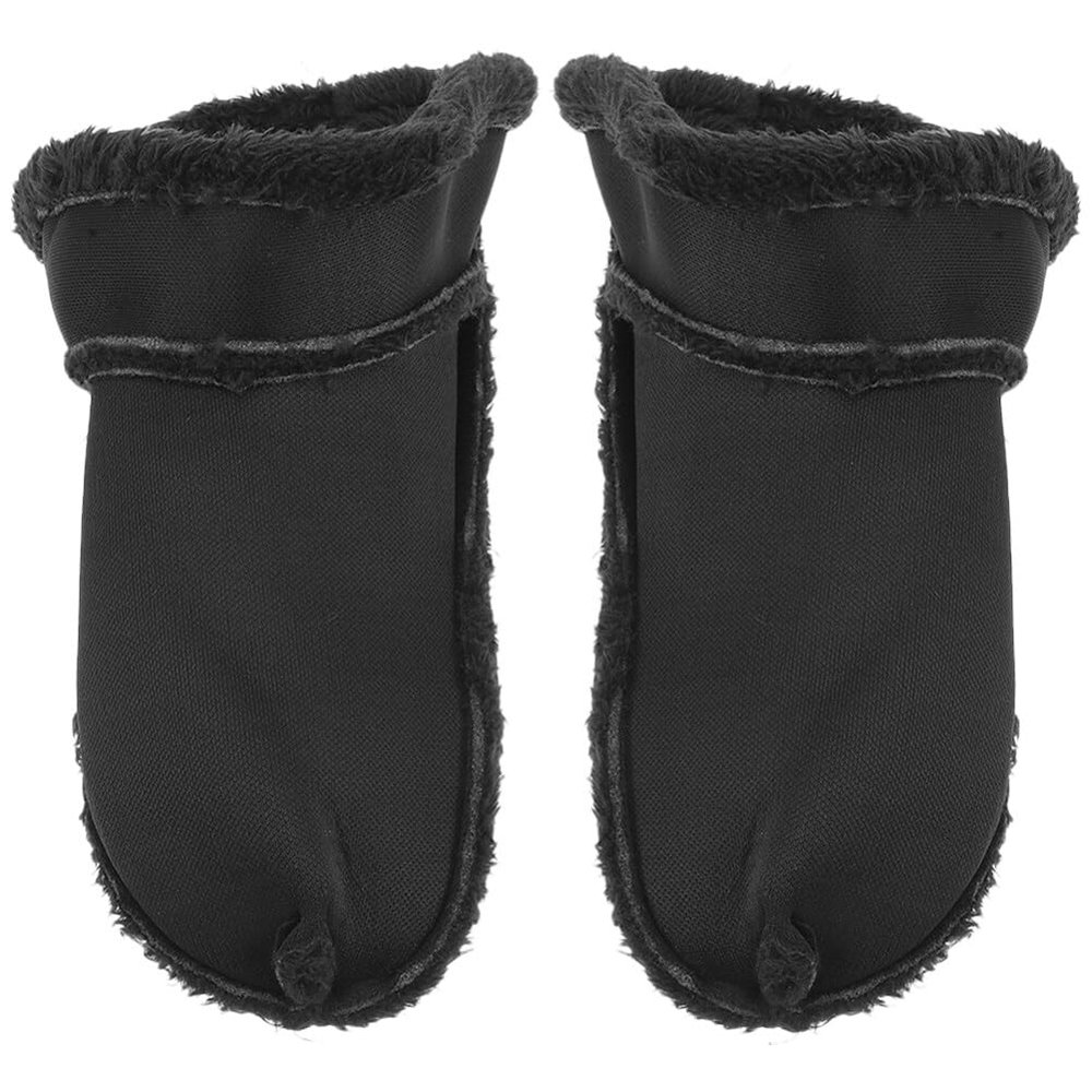 ABOOFAN Fuzzy Slippers Insoles Warm Winter Velvet Lined Inserts Detachable for Hole Shoes