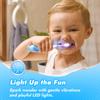 Papablic Toddler Sonic Electric Kids Toothbrush for Ages 1-3 Years, Baby Electric Toothbrush with Cute Penguin Cover and Smart LED Timer, 2 Brush Heads (Pippin) view 3