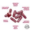 Country Farms Bountiful Beets Root Capsules, Wholefood Beet Extract Superfood, Natural Nitric Oxide Booster, Supports Natural Energy, Circulation and Immune Support, 180 Count, 2 Pack view 3