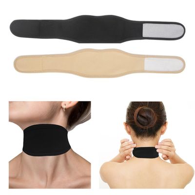 2 Pcs Trach Covers for Tracheostomy Tube Holder Adjustable Tracheostomy Supplies Dust- Proof Shield Neck Trach Cover Band Reusable Tracheostomy Care Kits for Men and Women (Black Beige)