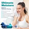 Body Wipes for Adults - XL Wet Wipes 8" x 12" (600 count) | Rinse Free Bathing - Wash Cloths for incontinence, Disposable Washcloths with Aloe Vera and Vitamin E - Camping, Elderly, Bathing view 4