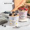 Mylk Labs Banana Nut Protein Oatmeal Cups, Whole Grain, Low Sugar, High Fiber Breakfast with Superfoods, Quick & Easy, On the Go, Instant Oatmeal, Rolled Oats, Gluten Free, Vegan, Nut Free, 6 Pack view 3