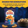 Osem Bamba Peanut Snacks for the Family - All Natural Peanut Puffs (Pack of 8) 0.7oz bags - Only 4 Ingredients - Peanut Butter Puffs made with 50% peanuts. view 3
