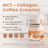 NativePath Keto Coffee Creamer Powder Hazelnut  Keto-Friendly, Non-Dairy & Low Sugar Creamer. Made with Grass-fed Collagen Protein Powder, MCT Oil & Monk Fruit. Soy & Gluten Free (7.6OZ) view 3