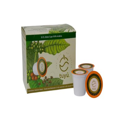 The Gift of Coffee Tuy/To You/, Medium Roast, 12 Ct Brew Cups Colombian