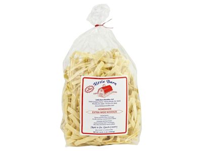 AmishTastes Little Barn PA Dutch Homemade Extra-Wide Noodles, 16 Oz. (Pack of 4)