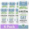 Califia Farms - Organic Oat Barista Blend, 32 oz (Pack of 6), Shelf Stable, Dairy Free, Plant Based, Vegan, Non GMO, Organic Milk, Creamer, Milk Frother, Oatmilk view 1