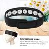 LALAFINA 3sets Comfortable Massage Bands Acupuncture Straps for Headache Relief and Enhanced Circulation and Material for Daily Use Black view 3