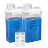 [2 Pack] Laundry Detergent Dispenser for Laundry Room Organization and Storage, 2800ml Laundry Soap DispenserLiquid Laundry Detergent Dispenser with 4 Removable Labels, BPA Free & Pet Plastic, Clear view 1