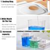 [2 Pack] Laundry Detergent Dispenser for Laundry Room Organization and Storage, 2800ml Laundry Soap DispenserLiquid Laundry Detergent Dispenser with 4 Removable Labels, BPA Free & Pet Plastic, Clear view 4