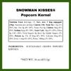 Snowman Kisses Gourmet Popcorn Kernels by Dell Cove Spices - Unique Christmas Stocking Stuffer Gift - Ideal for Stovetop, Popcorn Machines and Popcorn Makers, One Pound view 3