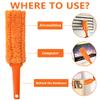 4 Pack 16-Inch Length Microfiber Dusters, Reusable and Washable, Soft Fibers with Strong Dust Adsorption Ability,Very Suitable for Home Cleaning, Office Cleaning, and car Cleaning view 2