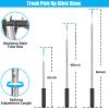 Greeily Trash Picker Upper Grabber, 62inch Garbage Picker Upper Tool Heavy Duty for Trash Grabber and Seniors Stainless Steel Tube Reinforcement Durability view 2