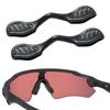 2 Pieces Replacement Nose Piece Nose Pads for Oakley Radar EV Path/Radar EV Pitch/Radar EV XS Path OJ9001 OO9208 OO9211 OO9275 Sunglasses Frame, Black Standard Fit view 1