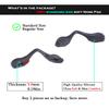 2 Pieces Replacement Nose Piece Nose Pads for Oakley Radar EV Path/Radar EV Pitch/Radar EV XS Path OJ9001 OO9208 OO9211 OO9275 Sunglasses Frame, Black Standard Fit view 3