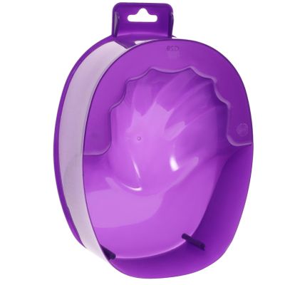 Purple Single Layer Nail Care Soaking Bowl for One Hand
