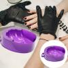 Purple Single Layer Nail Care Soaking Bowl for One Hand view 2