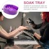 Purple Single Layer Nail Care Soaking Bowl for One Hand view 4