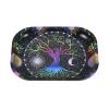 Rolling Trays Premium Metal Tray with Design - Perfect Size for Home Or Travel Accessories, Lifetree view 1