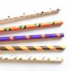 100 pcs Mixed Halloween Paper Straws Bulk, Black Orange Purple White Green Skull Bat Spider Witch Pumpkin Ghost Cobweb Party Drinking Straws Bulk, Kids Cute Fun Cake Pop Sticks (Hocus Pocus) view 4
