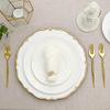 24 Gold 8-Inch Plastic Forks Heavyweight Disposable Cutlery - for Wedding Party Reception Catering Decorations Supplies view 4