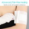 20 Pcs Breathable Knee Replacement Island Dressing | 4x6 Inch Long Post Surgery Bordered Gauze Bandage with Adhesive Border + Absorbent Dressing Pad, Hip Surgery Large Wound Incision Recovery view 2