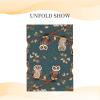 ZISHAK Magic Owels Elegant Festive Greeting Cards | Ideal For Weddings,Friendships And Holidays view 4