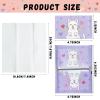 PerKoop 100 Pack Pocket Tissues Travel Slim Packs Small Facial Tissues Wallet Size Toilet Paper for Travel Guest Wedding Supplies, 4 Styles(Cat) view 2