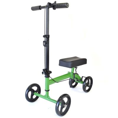 ZDMZR Economy Knee Scooter, Knee Scooter for Broken Foot, Foldable Knee Scooters for Foot Injuries Adult Best Crutches Alternative (Color : A)