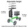 ZDMZR Economy Knee Scooter, Knee Scooter for Broken Foot, Foldable Knee Scooters for Foot Injuries Adult Best Crutches Alternative (Color : A) view 3