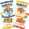 BeyondTwistz Low Carb Pretzels, Ultimate Sampler Pack, Keto Friendly, 2g Net Carbs, 18g Protein, Powered By HealthSense High Fiber Wheat Flour, Family Size 8oz Bag, Pack of 4 view 1