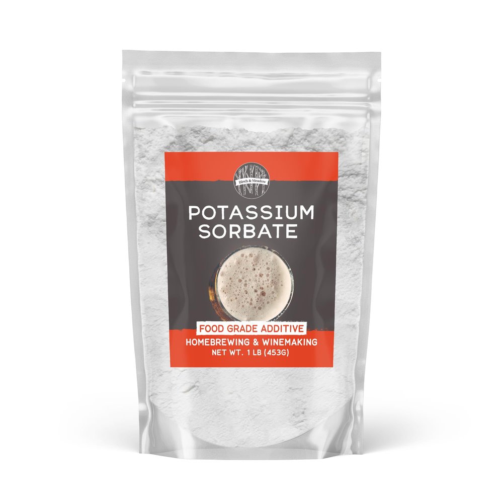 Birch & Meadow Potassium Sorbate, 1 lb, Additive & Preservative, Winemaking & Brewing