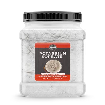 Birch & Meadow Potassium Sorbate, 1.5 lb, Additive & Preservative, Winemaking & Brewing