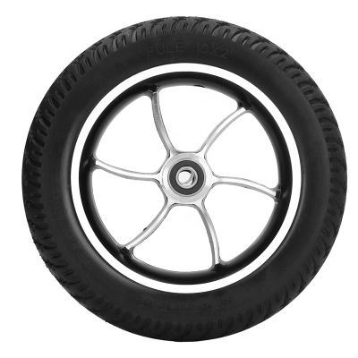 10in PU Low Noise Wheelchair Wheel | Low Noise Caster Tire Replacement for Rollator Trolley | Large Diameter, Skidproof & Wear
