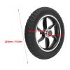 10in PU Low Noise Wheelchair Wheel | Low Noise Caster Tire Replacement for Rollator Trolley | Large Diameter, Skidproof & Wear view 2
