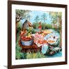 AllPosters Wall Art Print Louisiana Cajun Cooking on Brown Frame by Diane Millsap, 32x24 view 1