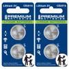 Premium CR2016 Lithium 3V Coin Cell - Japanese Engineered High Capacity Batteries (4 Pack) view 1