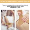 2 in 1 Wooden Lymphatic Drainage Tool Kit - Wooden Therapy Massage Tools with Travel Bag - Wooden Gua Sha Anti Cellulite Massage Tool - Wood Therapy Massage Kit for Release Legs, Back, Neck, Arms view 2