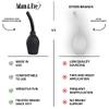 Adam & Eve EZ Anal Douche, Easy to Use Cleaning Bulb with Flexible Tip, Large Capacity for Deep Cleansing, Stable Flat Base, Body Safe and Reusable, Compatible with Water Based and Silicone Lubes view 4