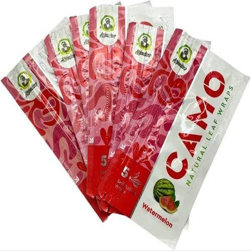 Afghan Natural Leaf Camo Wraps Watermelon 6 Packs - 30 sheets