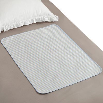Breathable Washable Bed Protector Pad,Non-Slip Mattress Protector for Incontinence,Bed Wetting,Waterproof Reusable Comfortable Absorbent Pad,Incontinence Pad Bed Protector Sheet,80120cm,Blue