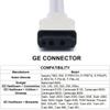 8.2FT NIBP Adapter Hose Compatible with GE Marquette, Dual Blood Pressure Tube with GE Connector and BP09 Connectors for BP Monitor and Cuff (Adult/Pediatric) view 2