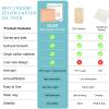 20Pcs Castor Oil Pack Wrap for Liver, Stomach, Belly Button | 8.7"*7.9" Organic Cotton Pads | Highly Absorbent Self-Adhesive Disposable Patches | No Wash, 100% Leak-Free(Oil Not Included) US Patented view 3