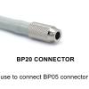 8.2FT NIBP Adapter Hose Compatible with MindrayDatascope, Blood Pressure Tube with BP15 BP20 Connectors for BP Monitor and Cuff (Neonate/Infant) view 3