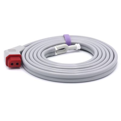 8.2FT NIBP Adapter Hose Compatible with Nihon Kohden, Dual Blood Pressure Tube with Dual Pin Angled Connector and BP18 Connector for BP Monitor and Cuff (Adult/Pediatric)