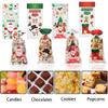 120PCS Christmas Cellophane Gift Bags with Twist Ties, 10 Designs Christmas Treat Bags Bulk Party Supplies, Clear Xmas Candy Goodies Bags Party Favors Bags view 4